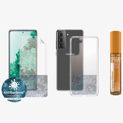 Produktbild von PanzerGlass Samsung Galaxy S21 Hygiene Schutzhlle Cover Displayschutz