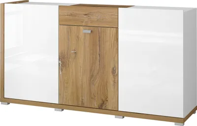 Produktbild von Furniture24 Kommode Lars 43 Sideboard 2 Türen 1 Schublade Wohnzimmerschrank 150 Cm