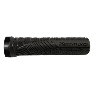 Produktbild von Herrmans Lenkergriffe Shark Lock 130mm, Ø 22mm, schwarz, Paar.