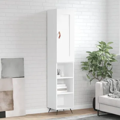 Produktbild von vidaXL Highboard Weiß 34,5x34x180 cm Holzwerkstoff