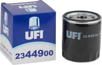 Produktbild von Ölfilter UFI 23.449.00 Anschraubfilter für FIAT PUNTO (188) Doblo Cargo (223) Doblo Kombi (119, 223) DUCATO Kasten (290) DUCATO Kasten (280)