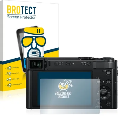 Produktbild von BROTECT Entspiegelungs Schutzglas für Panasonic Lumix DC-TZ202 / TZ202D Schutzfolie Panzer Folie Glas Display Schutz matt
