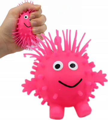Produktbild von Premium Antistressball Leuchtendes Monster Quetschball Sensorik Spielzeug für Kinder & Erwachsene