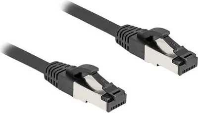 Image de Delock 80566 DELOCK RJ45 Netzwerkkabel Cat.8.1 S/FTP 0,25m-40Gbps schwarz