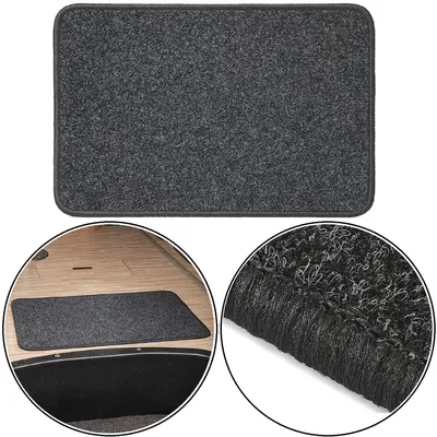 Imagen del producto de Alfombrilla antideslizante de fieltro para caravanas y autocaravanas, 40x60 cm, ideal para retener la suciedad