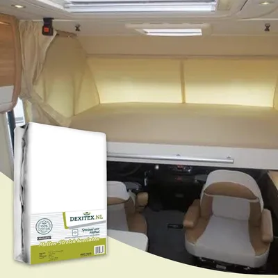 Image de Protège-matelas en flanelle pour lit relevable - Blanc