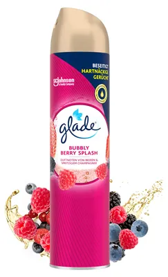 Produktbild von Glade Duftspray, Lufterfrischer Spray, Bubbly Berry Splash, 1er Pack