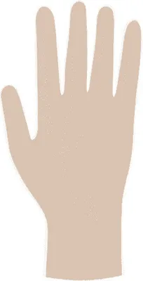 Obrázek produktu pro Meditrade® 8092M Meditrade® unisex Einmalhandschuhe Copolymed® beige Größe M, 50 Paar