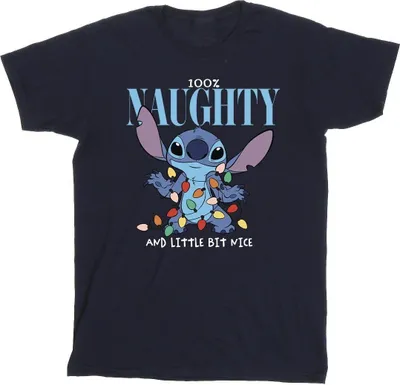 Produktbild von Disney - "Naughty & Nice" T-Shirt für Herren BI33799 (M) (Marineblau)