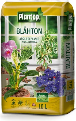 Produktbild von PLANTOP Blähton Drainageschicht Hydrokultur Ton-Basis, 10 Ltr