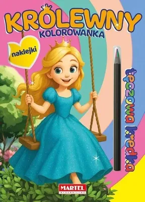 Obrázek produktu pro Omalovánky s nálepkami: Princezna s duhovou pastelkou