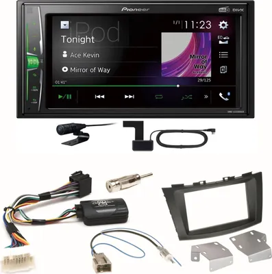 Produktbild von Pioneer DMH-A3300DAB Bluetooth DAB+ USB Einbauset für Suzuki Swift Sport FZ NZ