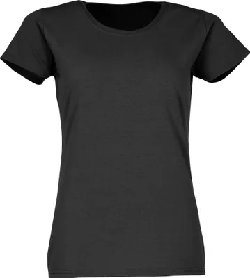 Produktbild von Fruit of the Loom Valueweight T Lady-Fit Farbe: schwarz Größe: M