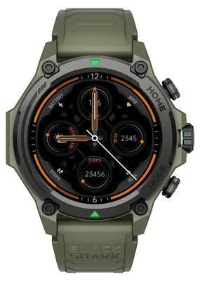 Produktbild von GPS Smartwatch Fitness Tracker 1.43 Zoll AMOLED Display 21 Tage Akku Grün