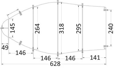 Image de Taud, universel 518/579 x 230 cm gris 300D , 1 pièce