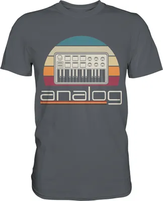 Produktbild von Modular Synthesizer Analog Synth Musiker T-Shirt – Dark Grey / XXL