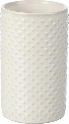 Produktbild von Kubek ceramiczny do łazienki na szczoteczki pastę stylowy biały