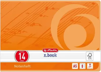 Produktbild von Herlitz 11335650, 8 Blätter, A5, 70 g/m², Junge/Mädchen, Papier, 1 Stück(e)