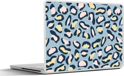 Produktbild von MuchoWow® Laptop Aufkleber Sticker Cover Pantherdruck - Pastell - Muster 40x30 cm - Laptop Dekoration - Selbstklebend