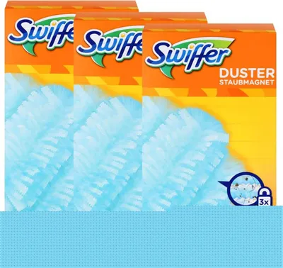 Produktbild von Swiffer Staubmagnet Tücher 4er - Nimmt 3x mehr Staub und Haare auf (3er Pack)