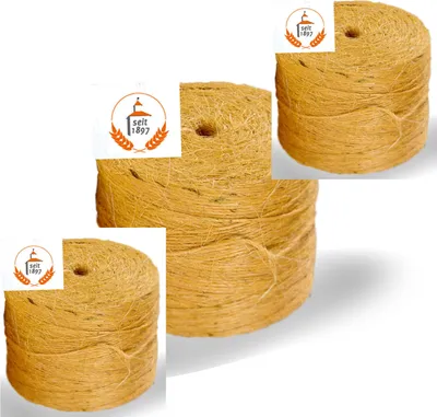 Produktbild von LanDixx Sisal Pressengarn 3 Rollen 3750m Bindegarn Sisalgarn Erntegarn Schnur SeilTyp300