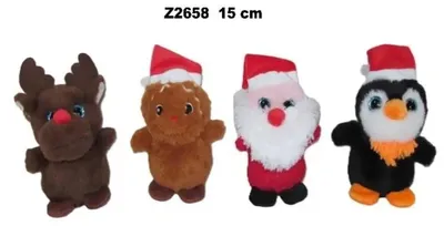 Produktbild von Plüschtier, Weihnachtsfigur, 15 cm