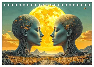 Produktbild von Bewusstseinsdialoge (Tischkalender 2027 DIN A5 quer), CALVENDO Monatskalender