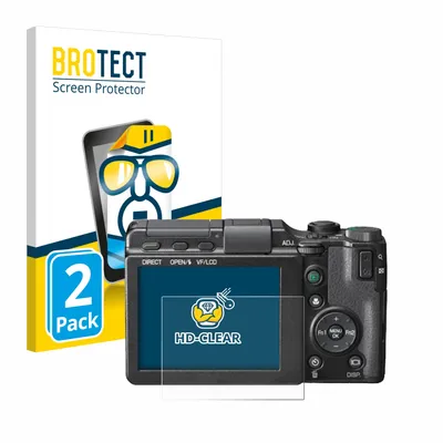 Produktbild von 2x Für Ricoh GXR Schutzfolie BROTECT Displayschutz Display Schutz Folie Klar Transparent