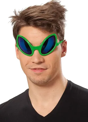 Produktbild von Alien-Brille als Kostümzubehör