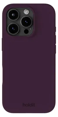 Zdjęcie produktu dla Etui silikonowe Holdit do telefonu Apple iPhone 16 Pro - kolor głęboki fiolet