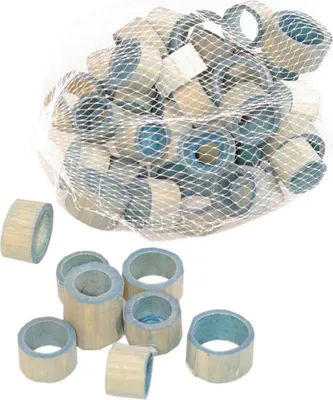 Produktbild von Bambusringe Blau 1 Netz mit ca. 50 Stück 23838-1,5-70