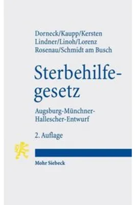 Obrázek produktu pro Gesetz zur Gewährleistung selbstbestimmten Sterbens und zur Suizidprävention