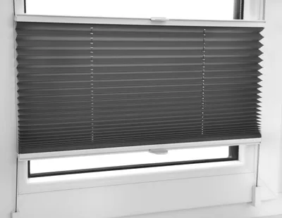 Immagine prodotto di Tenda plissettata incl. staffa a morsetto antracite 60x200 cm Tenda veneziana