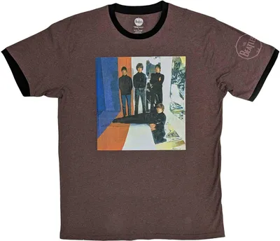 Immagine prodotto di The Beatles - T-shirt uomo/donna unisex RO9322 (S) (rosso bordeaux)