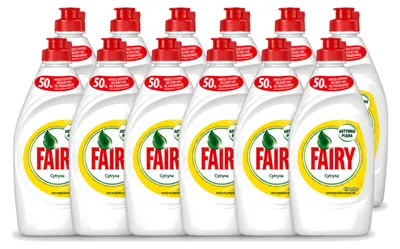 Produktbild von 12 x Fairy Spülmittel Zitrone 450 ml - Vorteilspackung - 12 Stücke