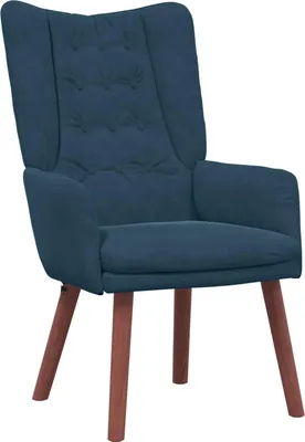 Immagine prodotto di vidaXL Poltrona Blu 63 x 67 x 94 cm velluto