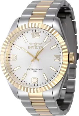 Produktbild von Invicta Specialty 47454 Herren Uhr - Quartz Bewegung - Edelstahl mit silbernem Zifferblatt - 43 mm