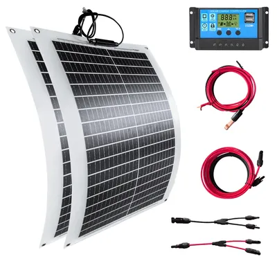 Obrázek produktu pro 200W Solarpanel-Kit, flexibles Design, monokrystalická technologie , 200W sada, 18V