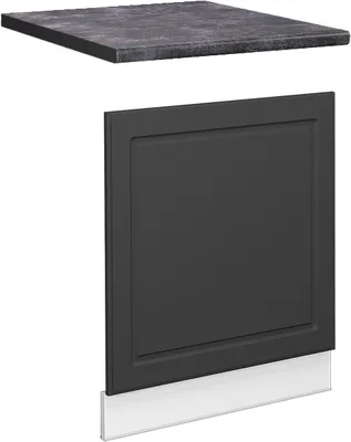 Produktbild von Frontblende Vicco Fame-Line Anthrazit-Gold Landhaus 60 cm , AP Anthrazit, Model 46112