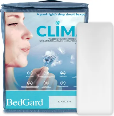 Produktbild von Bedgard Clima Matratzenschoner 80x200cm mit Kühlfunktion, wasserdicht, atmungsaktiv, für Allergiker