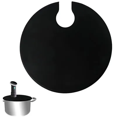 Silikon-Vakuumdeckel für Töpfe, 27,94 cm, schwarz