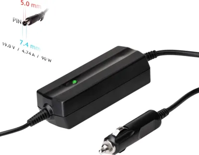 Produktbild von Autonetzteil für Notebook Akyga Ladegerät 19V 4.74A 90W 7.4 x 5.0 mm + pin HP
