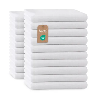 Produktbild von Lavea® 20er-Pack Baby-Mulltücher 70x70 cm – Weiß