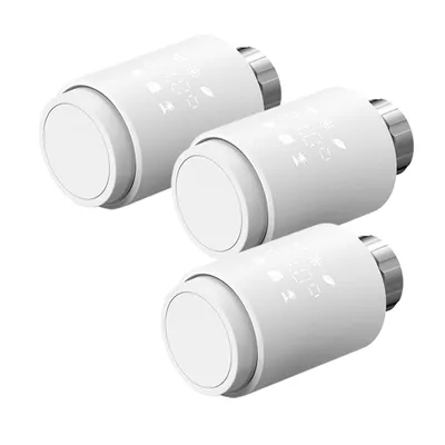 Produktbild von 3 St.Smart WiFi-Thermostat Heizkörperthermostat  Tuya-App, Alexa & Google Olympia HT-02Y