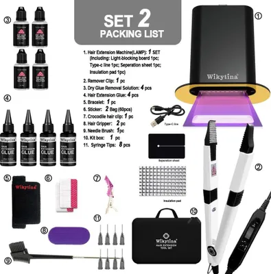 Produktbild von Haarverlängerungs-Toolkit, Kleberkontrolle, sicher und effektiv, WERKZEUG-SET-2