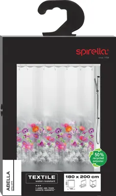 Zdjęcie produktu dla Spirella 7610583191496, Obraz, Pierścień, Poliester, Wielobarwny, 30 °C, 1800 mm