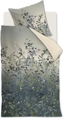 Produktbild von Beddinghouse Bettwäsche-Garnitur Beautane Farbe Blau Grün Größe 135x200+80x80cm