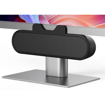 Produktbild von mini tragbarer Lautsprecher,Soundbar,199*66*31mm,10W,USB,Aufsteckbar,für Laptop PC Notebook,Schwarz