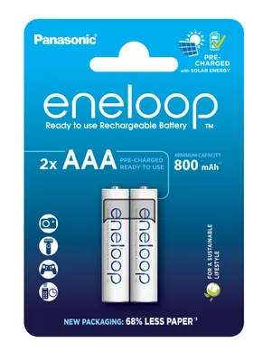 Obrázok produktu pre eneloop Panasonic Akku BK-4MCDE/2BE   AAA   800mAh      2St.