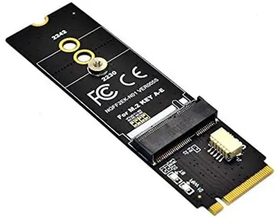 Produktbild von Sintech M.2 M-Key M.2 Key E Modul,NGFF WiFi Karte zu M.2 Key M Adapter Karte Kompatibel für Intel 7260,8260,9260
